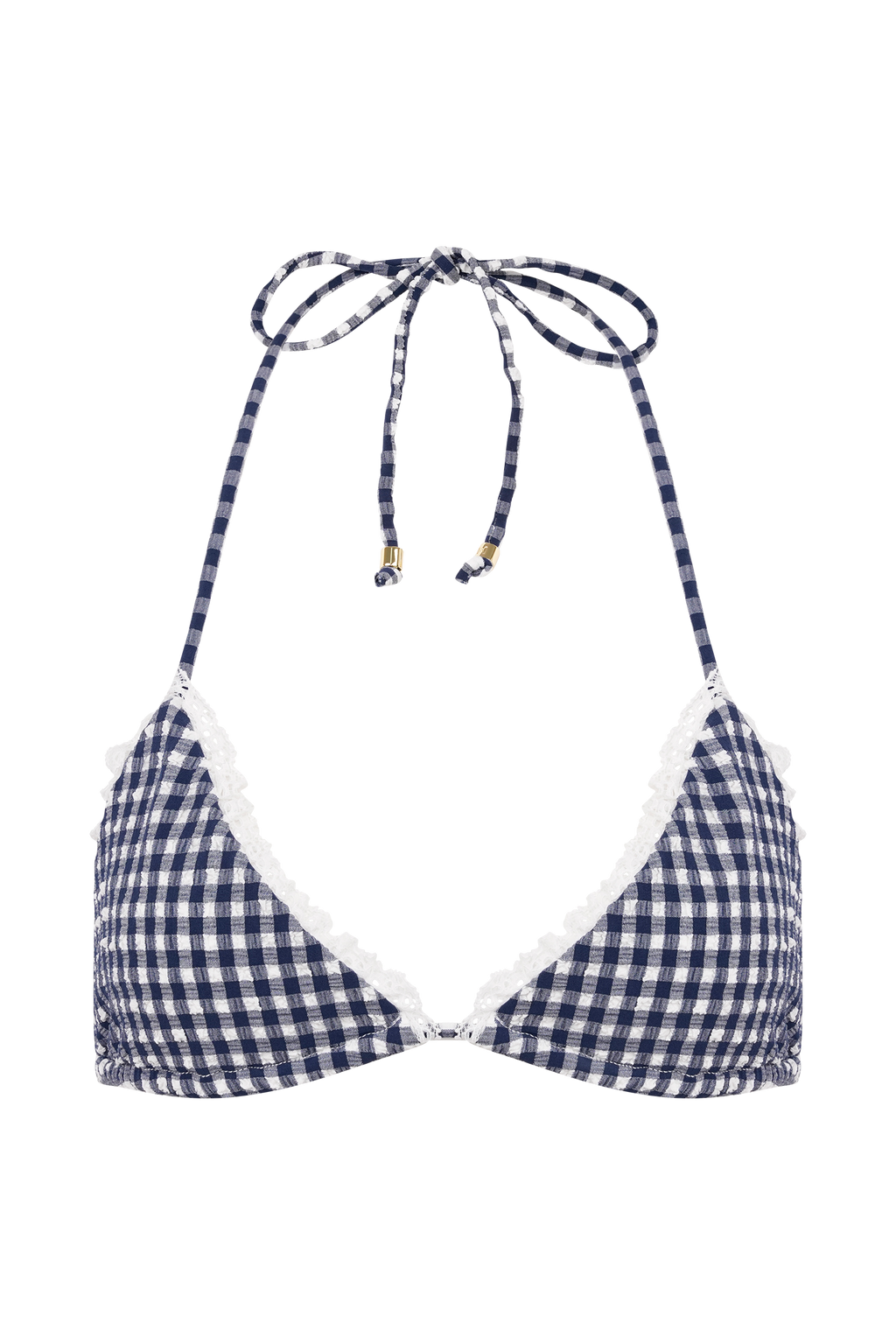 Levauro Persephone Pötikareli Üçgen Bikini Üstü - Lacivert