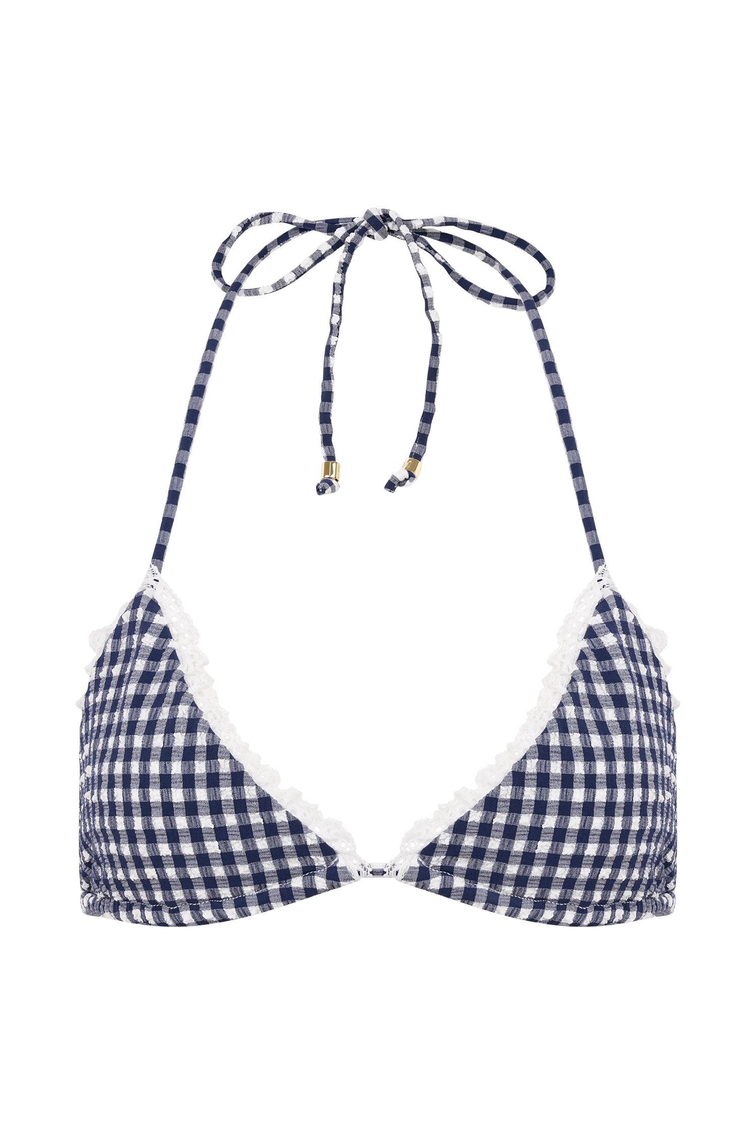 Levauro Persephone Pötikareli Üçgen Bikini Üstü - Lacivert