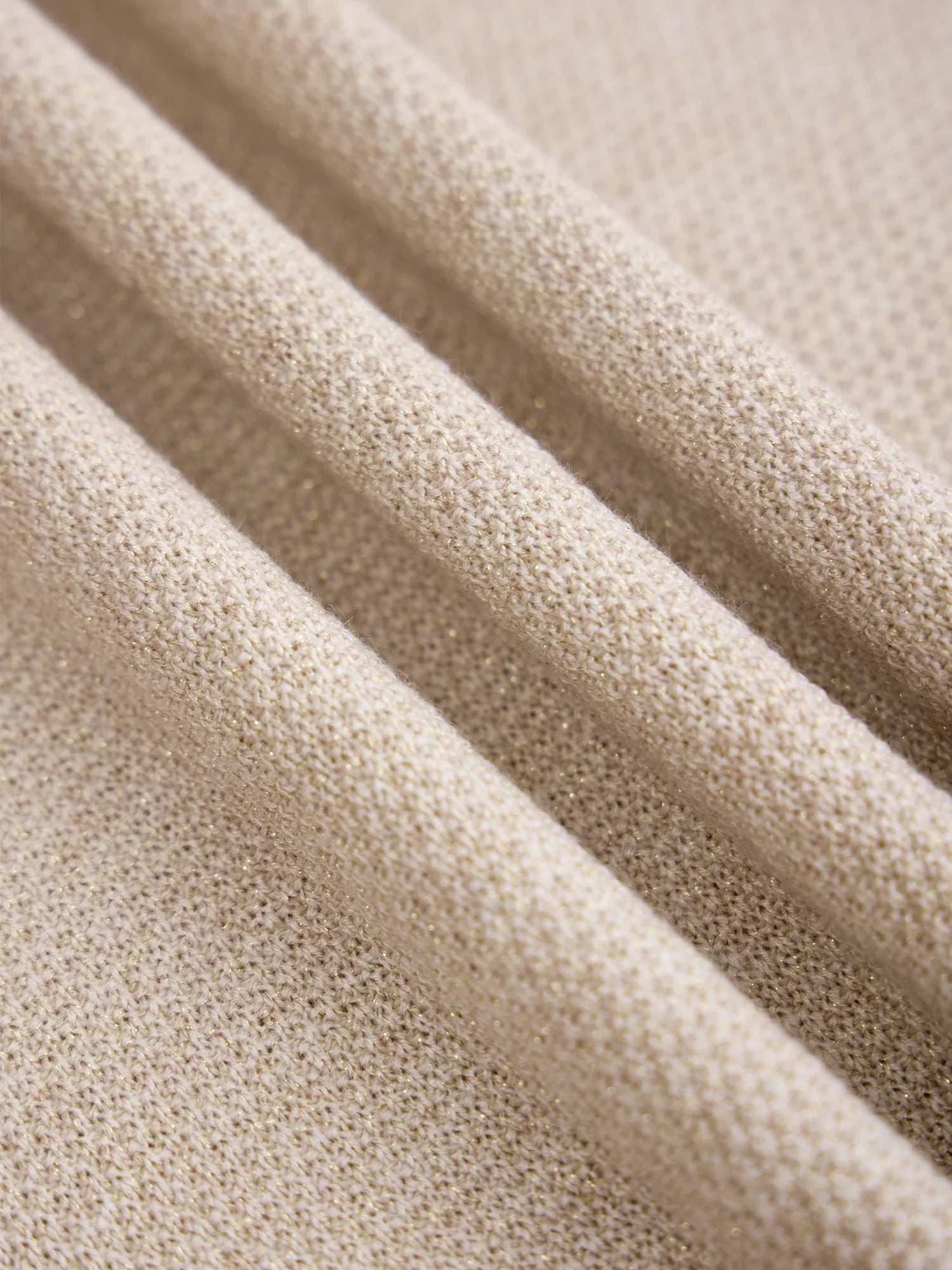 Levauro Yünlü Lastikli Bel Düz Örgü Etek