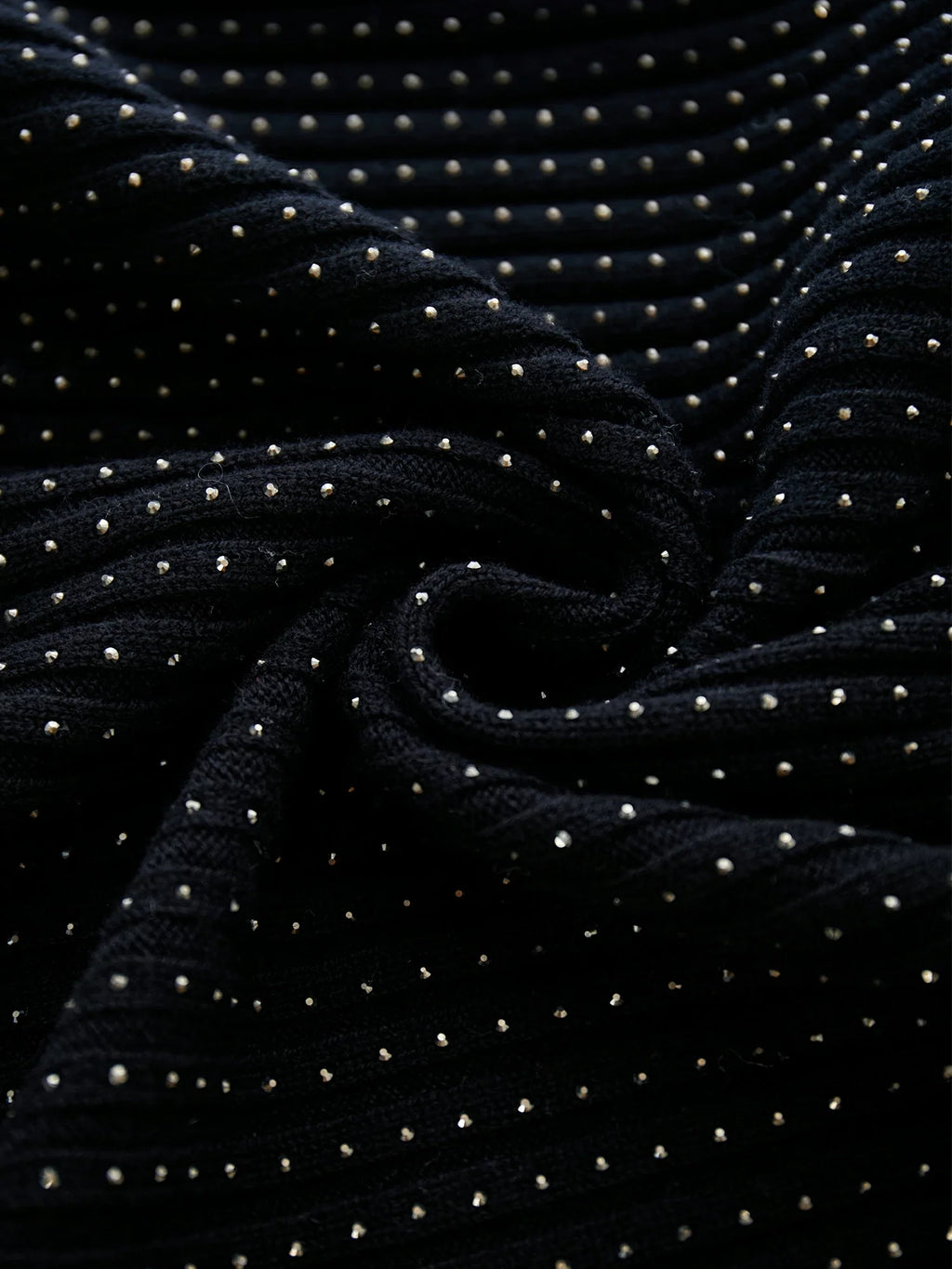 Levauro %100 Yün Taşlı Örgü Etek