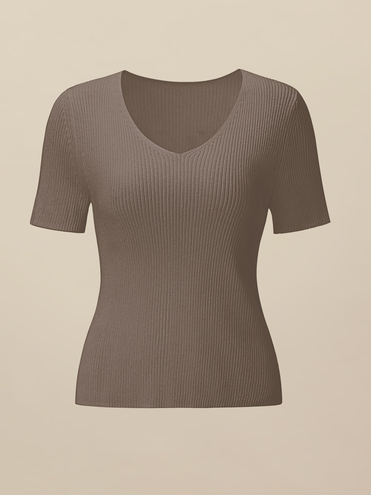 Levauro Keten ve Lyocell Slim Fit Günlük Basic Üst