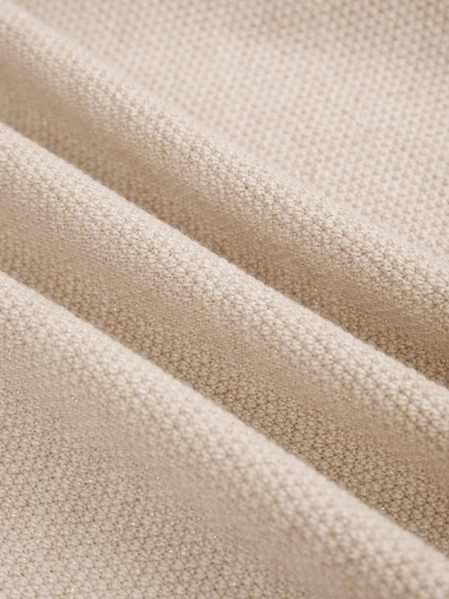 Levauro Yün Altın Gümüş İplik Kazak Yelek