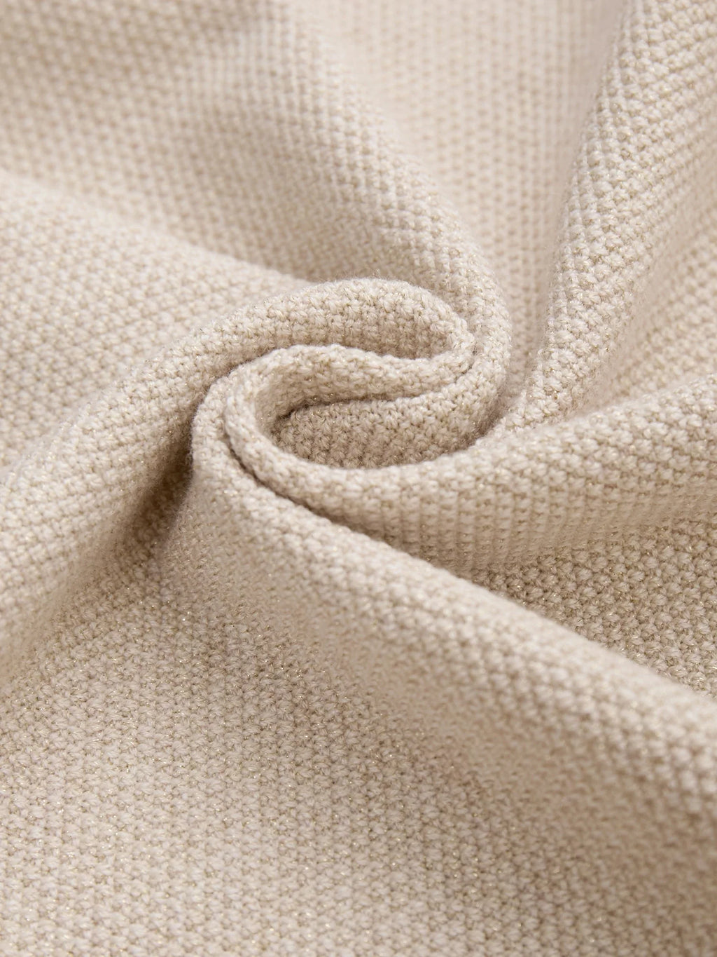 Levauro Yün Altın Gümüş İplik Kazak Yelek