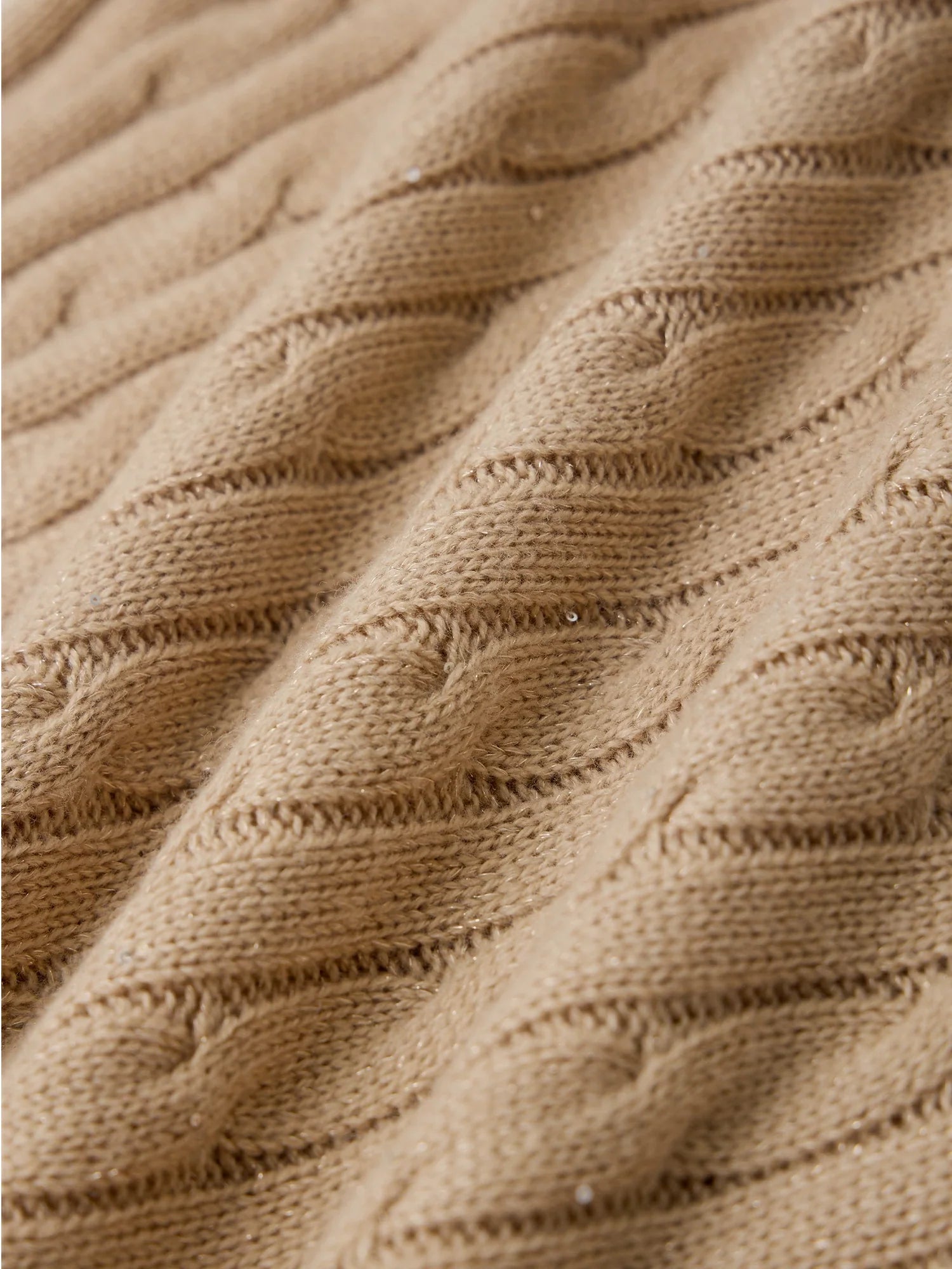 Levauro Kadın Yün Kolsuz Payetli Örme Yelek