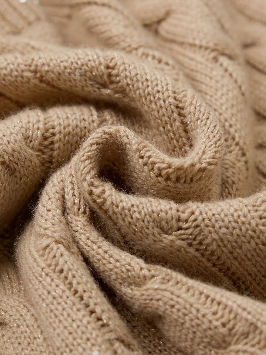 Levauro Kadın Yün Kolsuz Payetli Örme Yelek