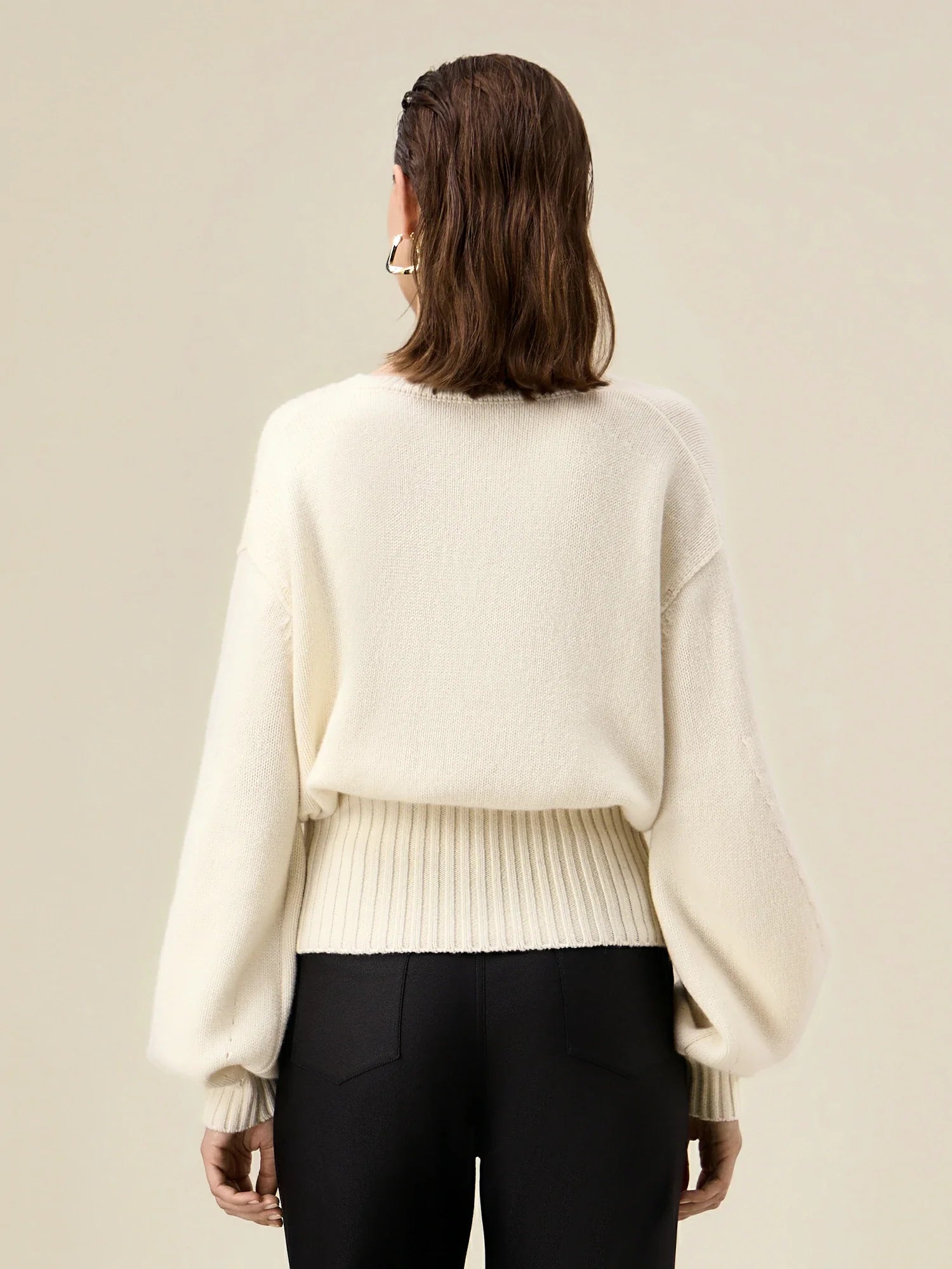 Levauro Yün Fener Kollu Bel Sıkılaştırıcı Kazak