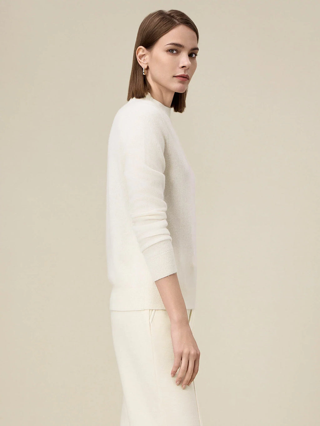 Levauro Kadın %90 Yün Uzun Kollu Örgü Kazak