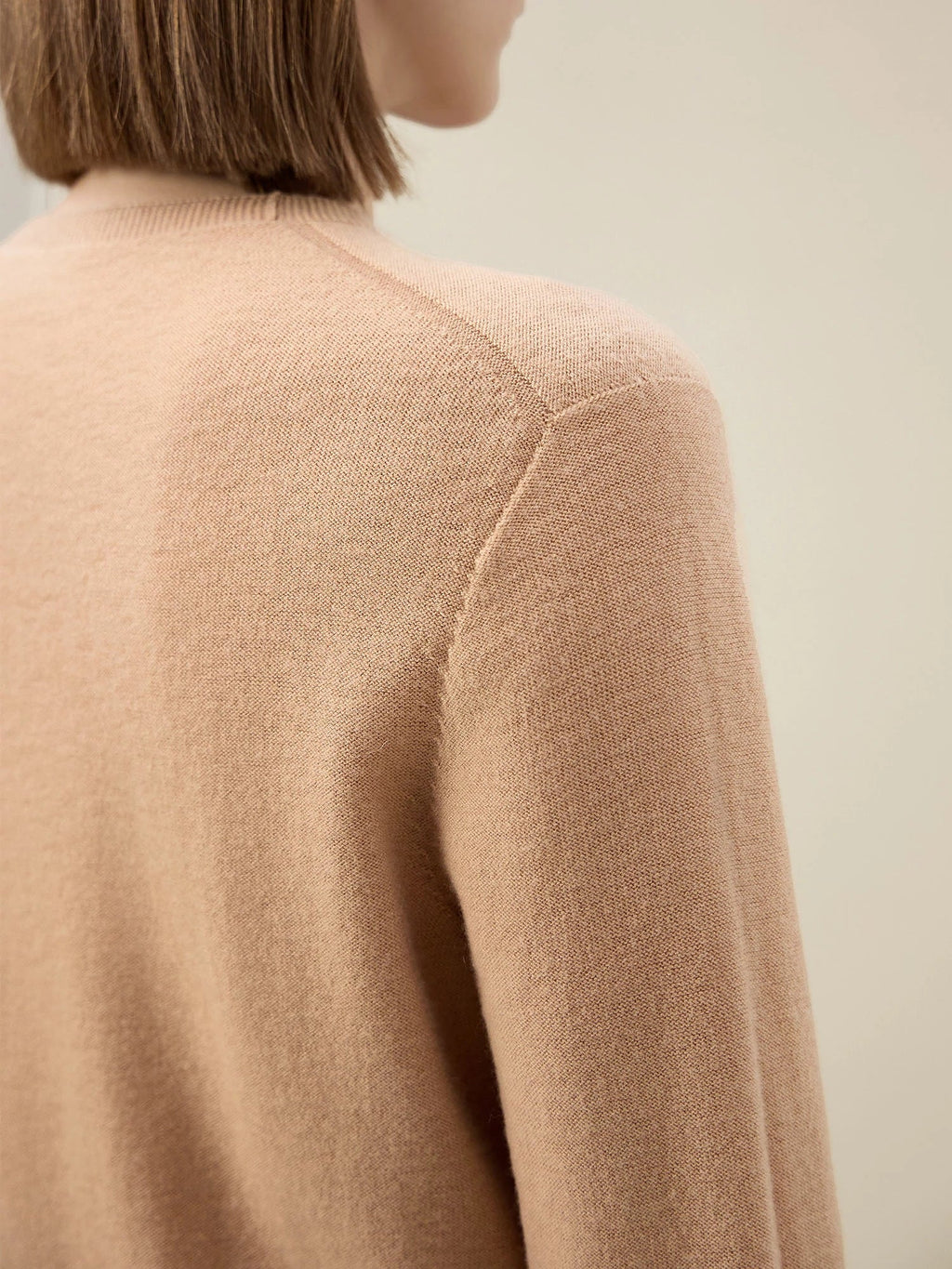 Levauro Kadınlar İçin %100 Yün Basit Örgü Kazak