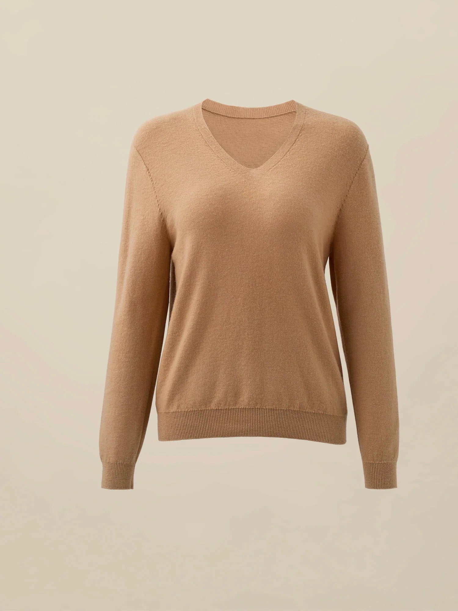 Levauro Kadınlar İçin %100 Yün Basit Örgü Kazak