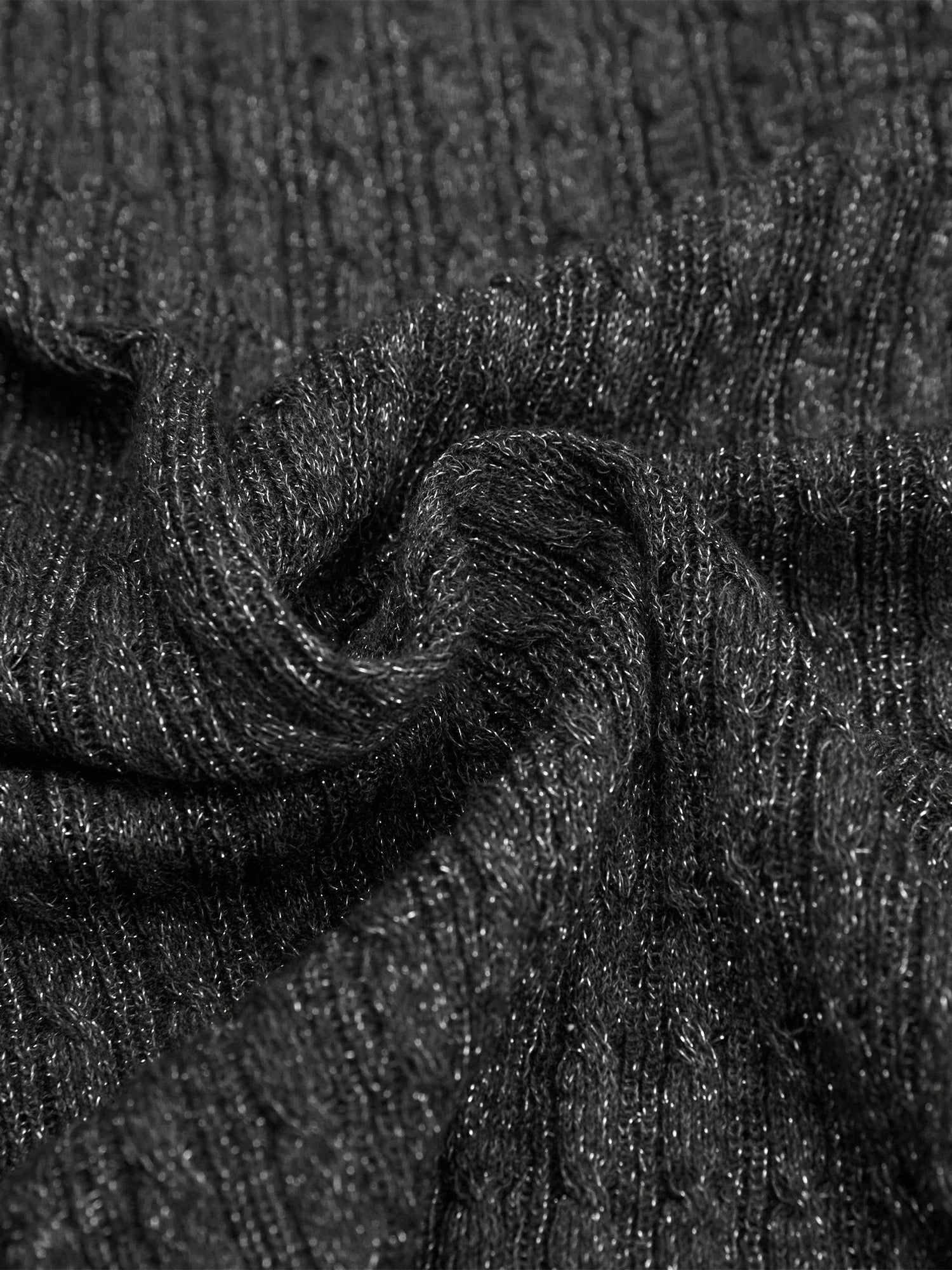 Levauro Yün Kısa Kollu Payetli Örme Tişört