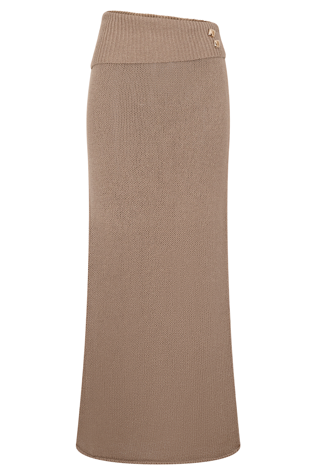 Levauro Sloane Örgü Maxi Etek - Latte