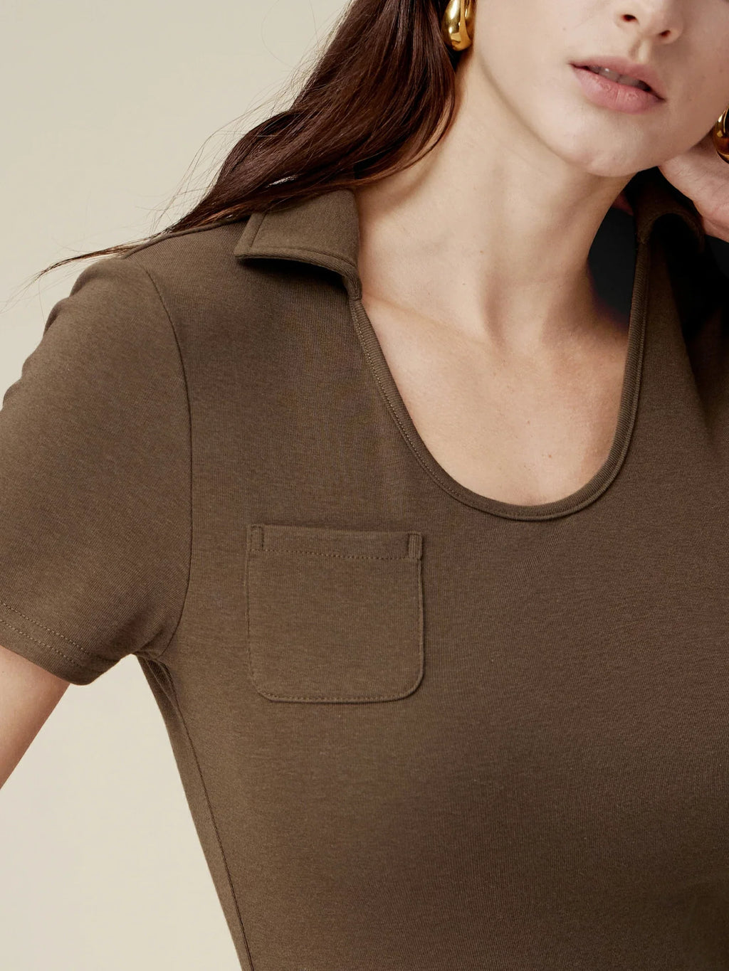 Levauro Pamuklu Slim Fit Kaburga Örgü Üst