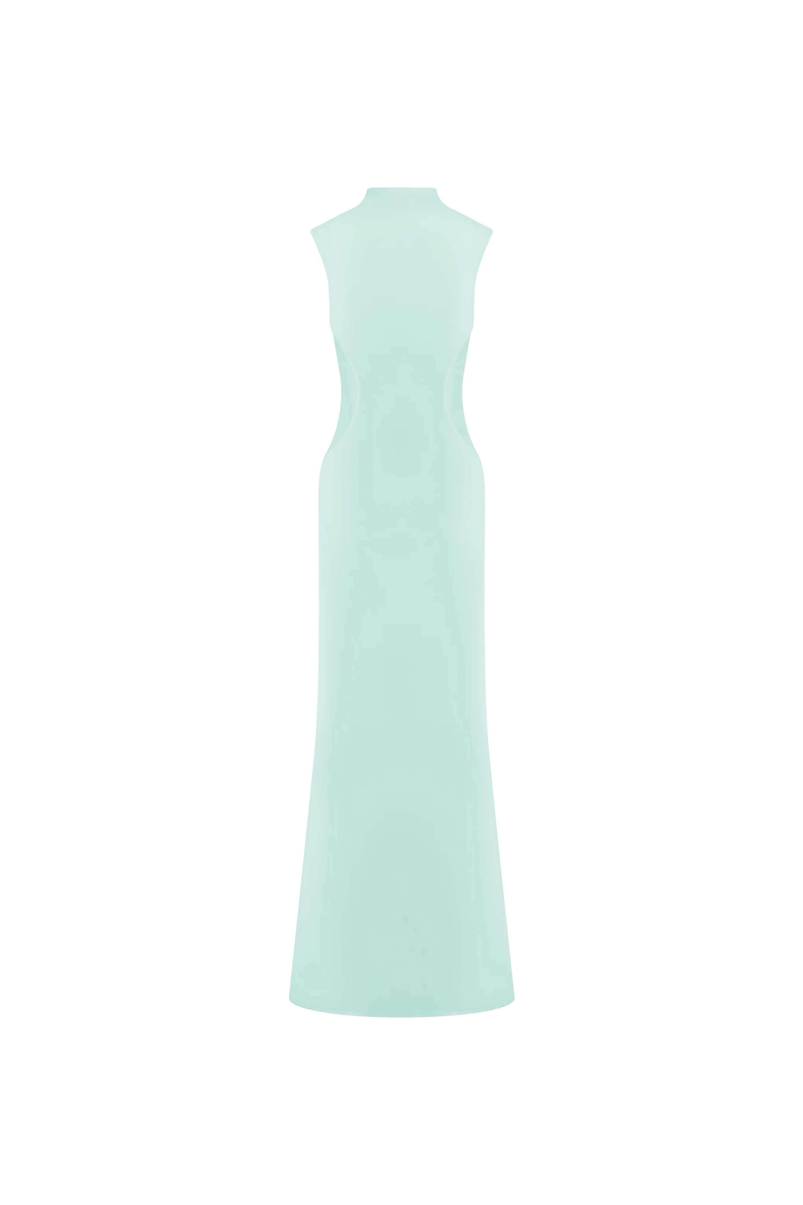 Levauro Massie Slinky Ve Mesh Maxi Elbise - Lagoon