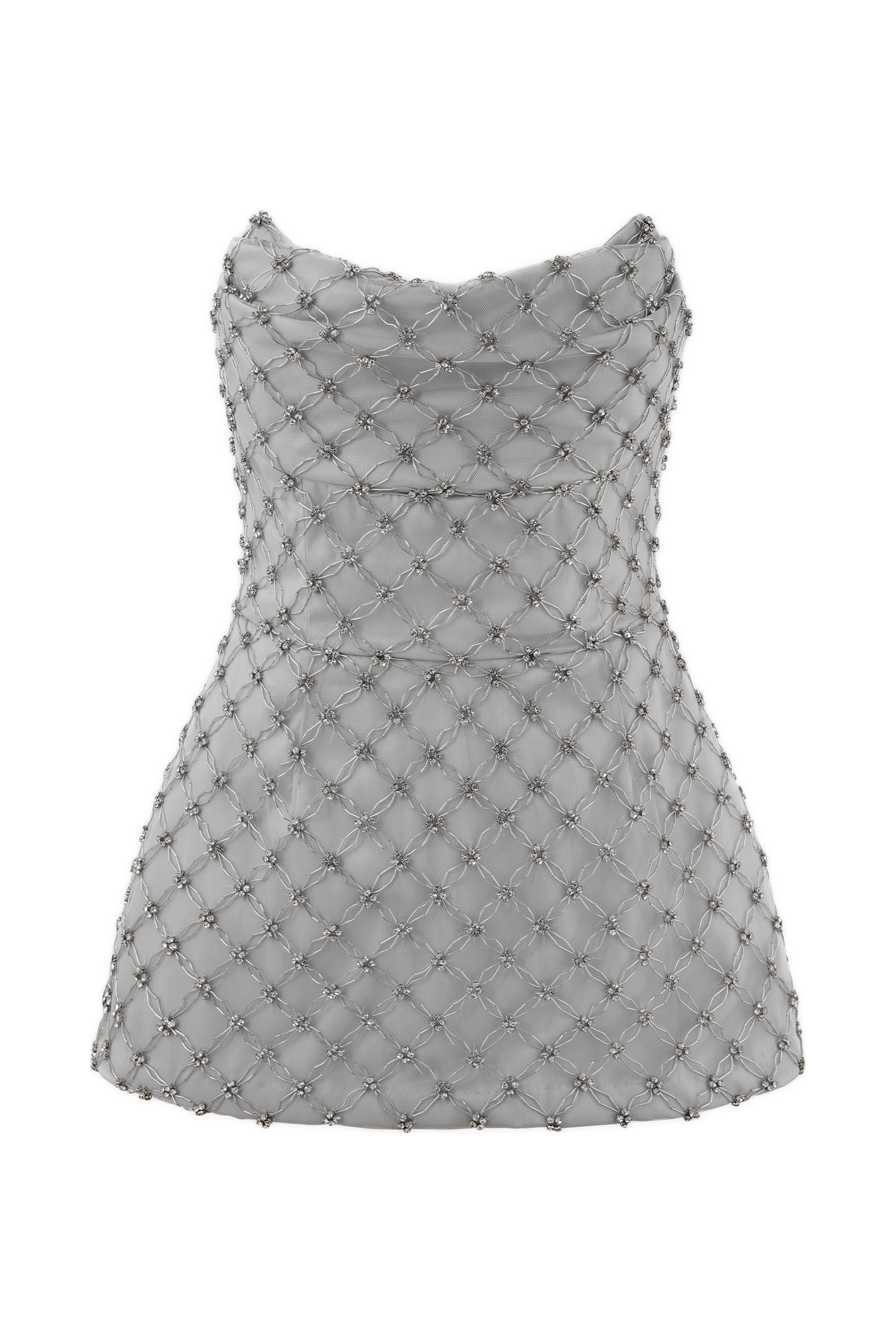 Levauro Zuri El Boncuklu Peplum Korse - Gümüş
