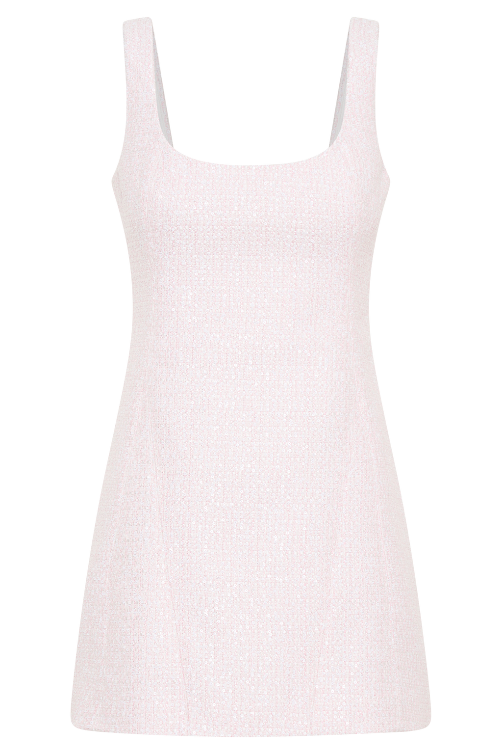 Levauro Beth Tweed Mini Elbise - Peri Floss Pembe